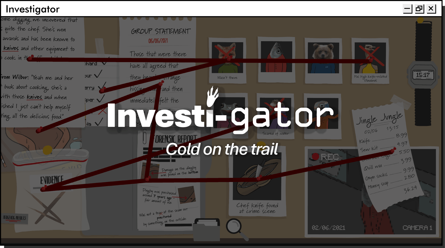 Investi-gator screenshot